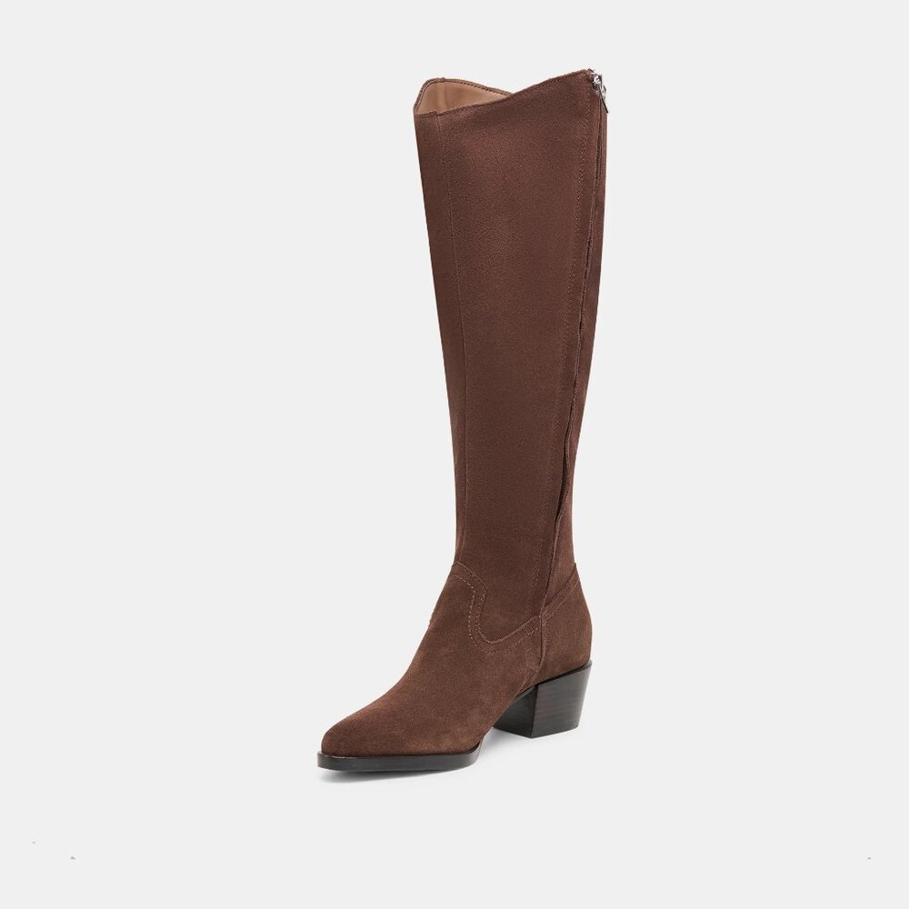 Dolce Vita Brown Suede Boots - New In Box